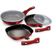 Zestawy garnków i patelni - Berlinger Haus Patelnia ZESTAW 3 PATELNI GRANITOWYCH BERLINGERHAUS BH-6796 BH-6796 - miniaturka - grafika 1