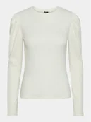 Bluzki damskie - Pieces Bluzka Janna 17148584 Biały Regular Fit - miniaturka - grafika 1