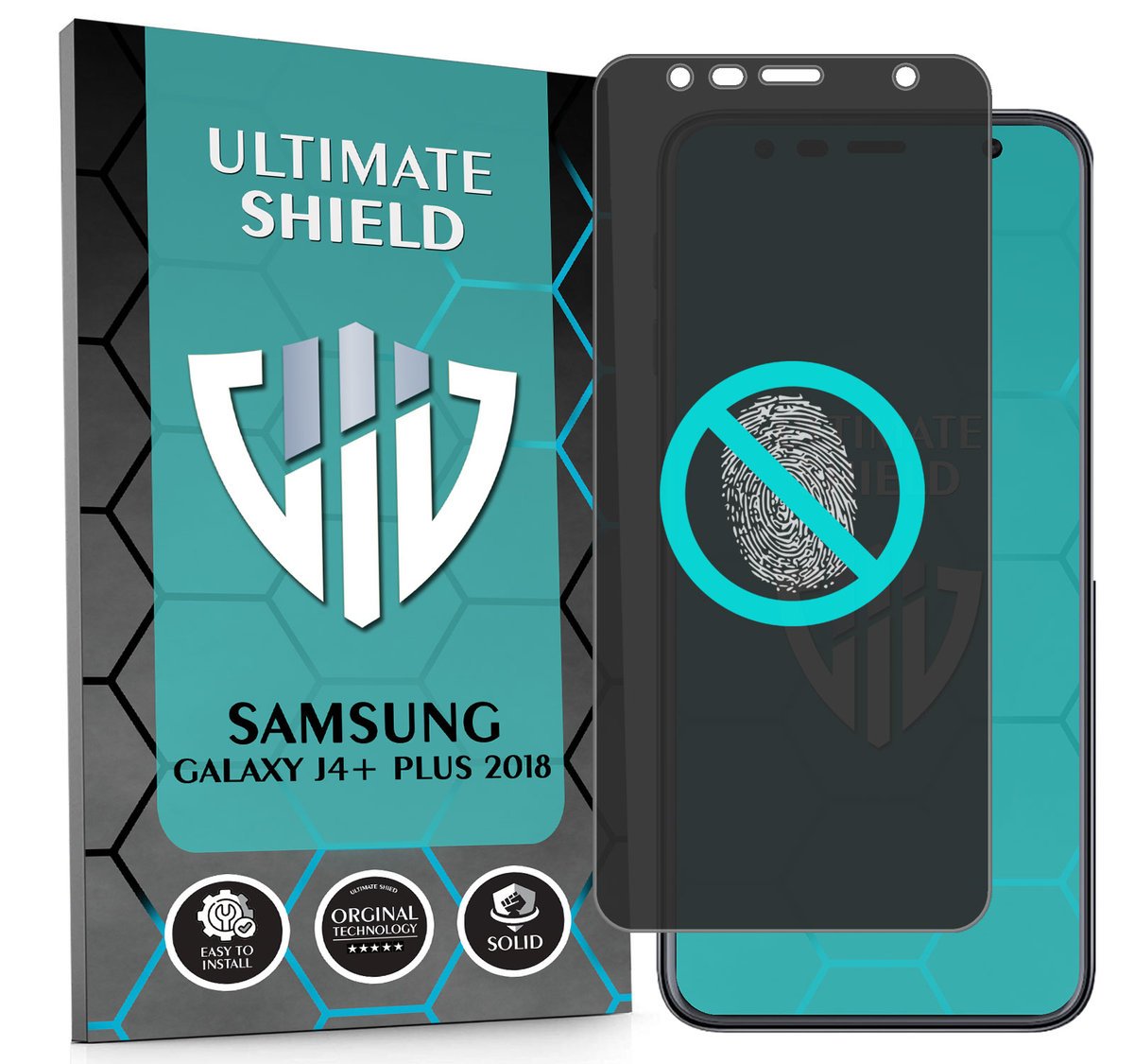 NAJLEPSZE SZKŁO 5D PEŁNE DO SAMSUNG J4+ PLUS 2018 NIETŁUKĄCE ORYGINAŁ