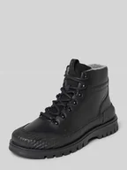 Botki męskie - Buty sznurowane z detalem z logo model ‘Nebrada’ - miniaturka - grafika 1