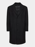 Płaszcze męskie - Sisley Płaszcz przejściowy 2VKFSN025 Czarny Regular Fit - miniaturka - grafika 1