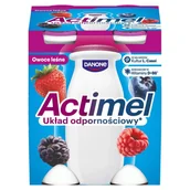 Kefiry, jogurty, maślanki - Actimel Napój jogurtowy owoce leśne g (4 x 100 g) - miniaturka - grafika 1