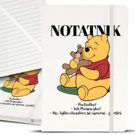 Notesy i bloczki - Notes Notatnik Bujo A5 Biały KUBUŚ PUCHATEK Wzory - miniaturka - grafika 1
