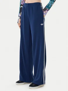 adidas Spodnie dresowe adicolor Firebird JV7524 Granatowy Regular Fit - Spodnie sportowe damskie - miniaturka - grafika 1