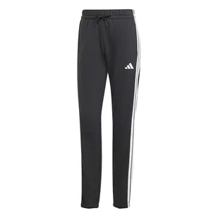 adidas Kobiety ESSENTIALS 3-STRIPES FRENCH TERRY CUFFED PANTS, Black/White, XXS - Spodnie rowerowe - miniaturka - grafika 1