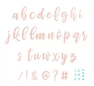 Decoupage - Wykrojnik Dpcraft Sizzix Alfabet Mały Jcma-151 - miniaturka - grafika 1