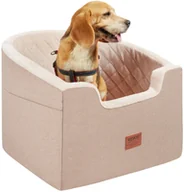 Sprzęt podróżny i transportery dla psów - Fotelik samochodowy XL dla psa kota Transporter samochodowy Kremowy - miniaturka - grafika 1