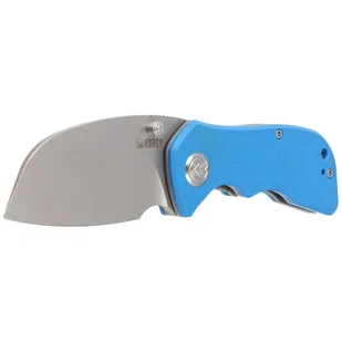 Nóż składany Kubey Karaji Blue G10, Bead Blasted D2 (KU180C) - Noże - miniaturka - grafika 2
