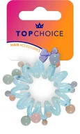 Ozdoby do włosów - TOP CHOICE Gumka do włosów - niebieska (20162) - miniaturka - grafika 1