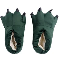 Kapcie damskie - Kapcie Kigurumi Onesie Kigu Zielone S (27-34) - miniaturka - grafika 1