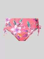 Stroje kąpielowe - Figi bikini z kwiatowym wzorem - miniaturka - grafika 1