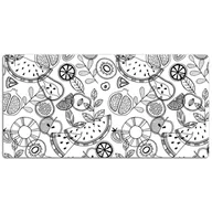 Podkładki na biurko - Podkładka mata ochronna na biurko Owoce 120x60 cm, Dywanomat - miniaturka - grafika 1