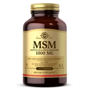 Solgar Siarka MSM 1000 mg (120 tabl.) - Stawy, mięśnie, kości - miniaturka - grafika 1