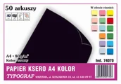 Papier do drukarek - Papier kolorowy ksero Typograf A4 80 g czarny - miniaturka - grafika 1