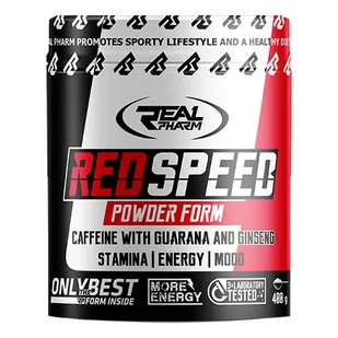 RED SPEED POWER  - Real Pharm - 400g blackcurrant - Witaminy i minerały dla sportowców - miniaturka - grafika 1