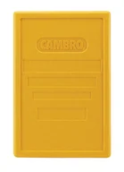 Akcesoria gastronomiczne - Pokrywa do pojemników termoizolacyjnych Cam GoBox ładowanych od góry, Cambro, żółta, żółty, 600x400x(H)34mm - miniaturka - grafika 1