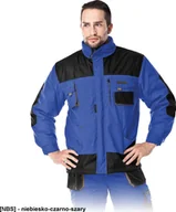 Odzież robocza - R.E.I.S. LH-FMNW-J - KURTKA ZIMOWA OCHRONNA OCIEPLANA - niebiesko-czarno-szary XL - miniaturka - grafika 1