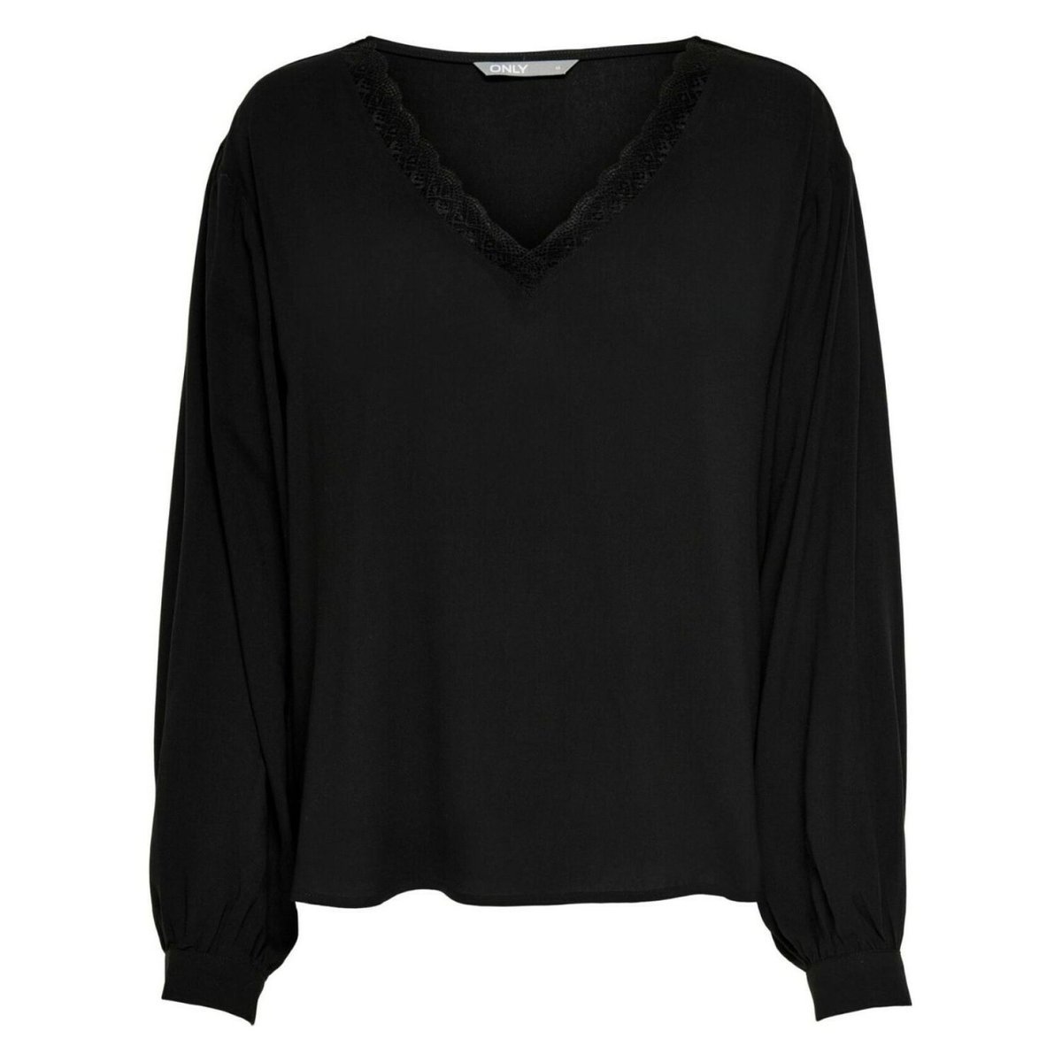 Bluzka damska Only Jasmine dekolt w serek czarna-S