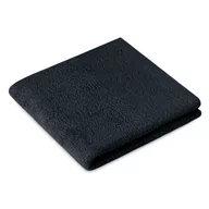 Ręczniki - AmeliaHome, Ręcznik Flos, czarny, 50x90 cm - miniaturka - grafika 1