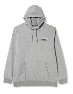 PUMA Męska bluza z kapturem Ess+ haft logo Fl Sweat - Bluzy męskie - miniaturka - grafika 1