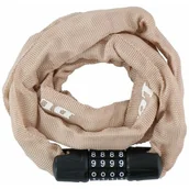 Zabezpieczenia do roweru - DUNLOP Zapięcie rowerowe DUNLOP Łańcuch Beżowy - miniaturka - grafika 1