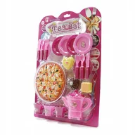 Zabawy w naśladowanie dorosłych - Zestaw Naczyń Zastawa Akcesoria Kuchenne Jedzenie - miniaturka - grafika 1