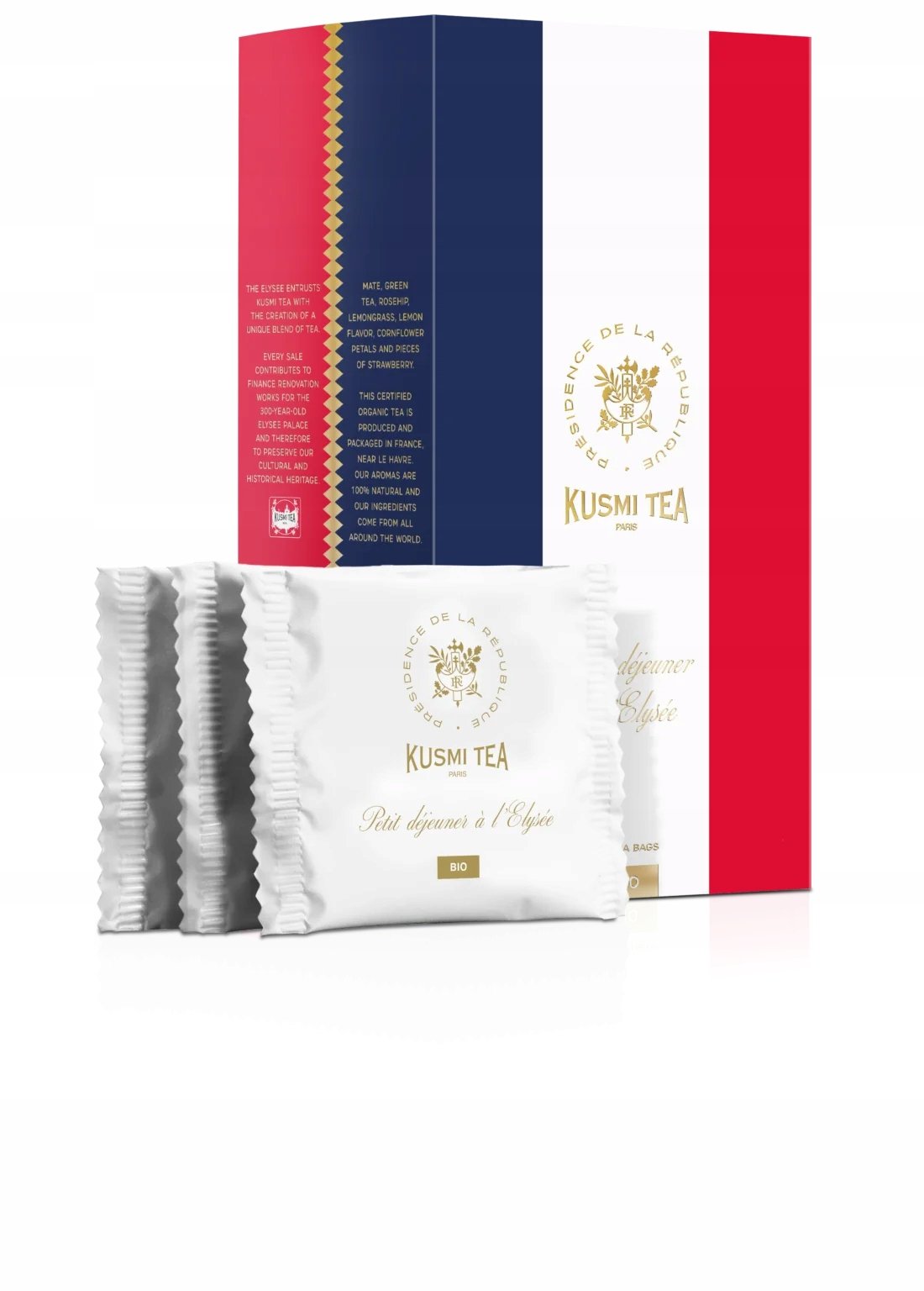 Kusmi Tea Petit déjeuner à l'Elysée Herbata Zielona 24 Saszetki