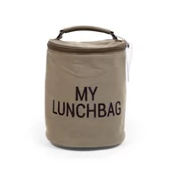 Lunch boxy - Childhome Śniadaniówka My Lunchbag Kanwas Khaki - miniaturka - grafika 1