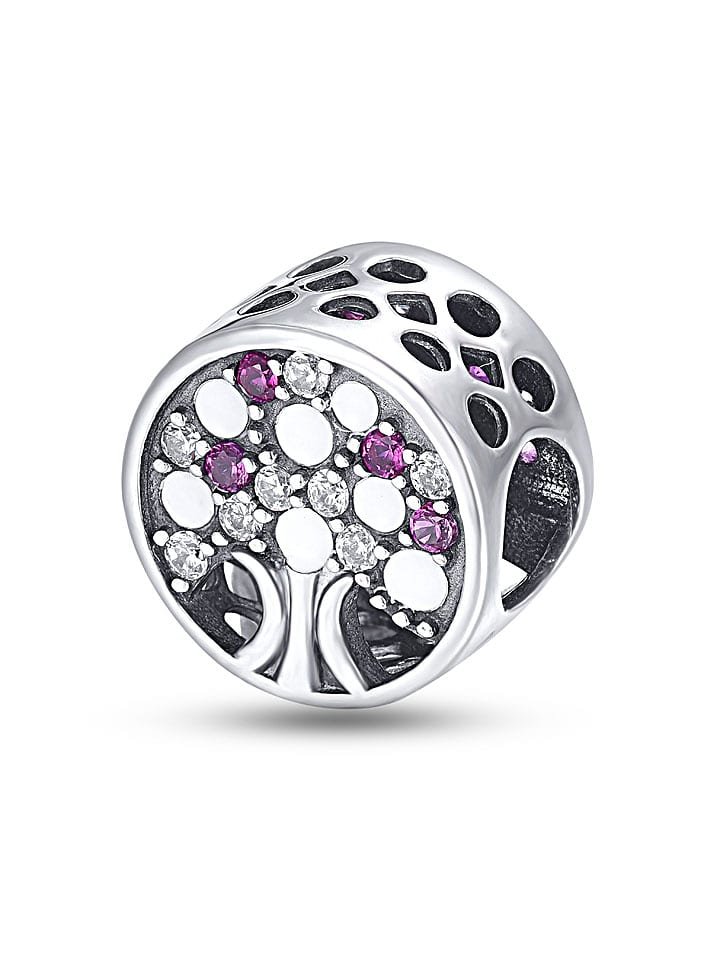 CHARM'S Srebrny charms z cyrkoniami