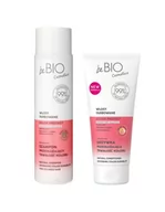 Zestawy kosmetyków damskich - Zestaw kosmetyków do włosów farbowanych przedłużających kolor beBIO szampon + odżywka - miniaturka - grafika 1