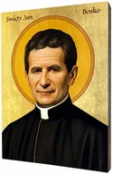 Ikony i obrazy sakralne - Ikona św. Jana Bosko - Mistrzostwo Rzemiosła i Sztuki - miniaturka - grafika 1