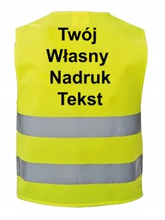 Kamizelka odblaskowa ostrzegawcza Twój Nadruk - Odzież robocza - miniaturka - grafika 1