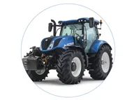 Ciasta i półprodukty do ciast - Dekoracyjny opłatek tortowy Traktor - 20 cm - miniaturka - grafika 1