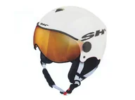 Kaski narciarskie - Kask narciarski SH+ Pads Junior Visor White 2019 - miniaturka - grafika 1