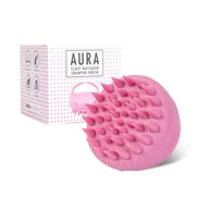 Szczotki do masażu - Sister Young AURA Szczotka do masażu i mycia głowy Pink - miniaturka - grafika 1
