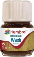 Akcesoria i części modelarskie - Humbrol Enamel Wash Dark Brown AV0205 - miniaturka - grafika 1