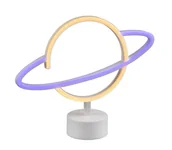 Lampy stojące - Trio Rl Ole R51061031 lampa stołowa lampka 1x25W E27 biała - miniaturka - grafika 1