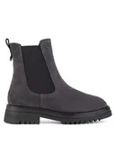 Botki damskie - MEXX Sztyblety MX/004C-WB Szary - miniaturka - grafika 1