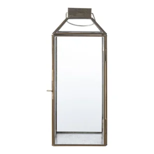 House Nordic Dekoracyjna latarnia Mysore, metal/szkło, antyczna miedź - Dekoracje domu House Nordic Dekoracyjna latarnia Mysore, metal/szkło, antyczna miedź - Dekoracje domu - miniaturka - grafika 1