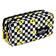 Piórniki - Piórnik saszetka podwójna CoolPack szkolny dla dziewczynki Primo Chess Flow - miniaturka - grafika 1