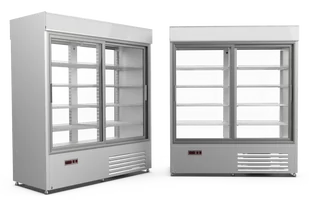 Szafa chłodnicza przeszklona CEBEA WESTA SCh-1-2/P 1400 - Szafy i witryny chłodnicze - miniaturka - grafika 1