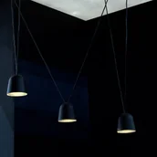 Lampy sufitowe - OxyLED Lampa wisząca TOCCA 4000K czarny 459567 - miniaturka - grafika 1