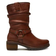 Botki damskie - Botki Pikolinos W1T-9590C1 Brązowy - miniaturka - grafika 1