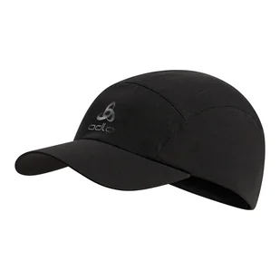 Czapka z daszkiem, do biegania Odlo Performance Snapback Cap black - S/M - Czapki męskie - miniaturka - grafika 1