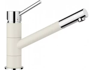 Bateria stojąca BLANCO Kano Silgranit-Look Delikatny biały/chrom 526951 - Baterie kuchenne - miniaturka - grafika 1