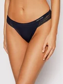 Majtki damskie - Tommy Hilfiger Stringi UW0UW02473 Granatowy - miniaturka - grafika 1