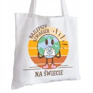 Torby i wózki na zakupy - Torba Bawełniana biała dla Szwagra Na Prezent ekologiczna Trwały Nadruk - miniaturka - grafika 1