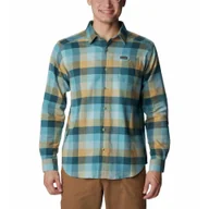 Odzież trekkingowa damska - Koszula Męska Columbia Cornell Woods Flannel Long Sleeve Shirt - miniaturka - grafika 1