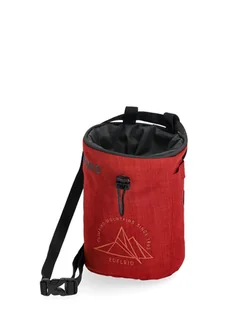 Woreczek na magnezję Edelrid Chalk Bag Rodeo L - vinered - Sprzęt wspinaczkowy - miniaturka - grafika 1