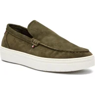 Mokasyny męskie - Tommy Hilfiger Loafersy MODERN | zamsz - miniaturka - grafika 1